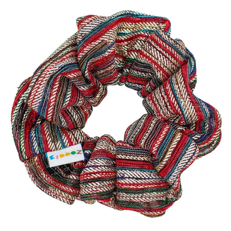 Festive Lines Scrunchie